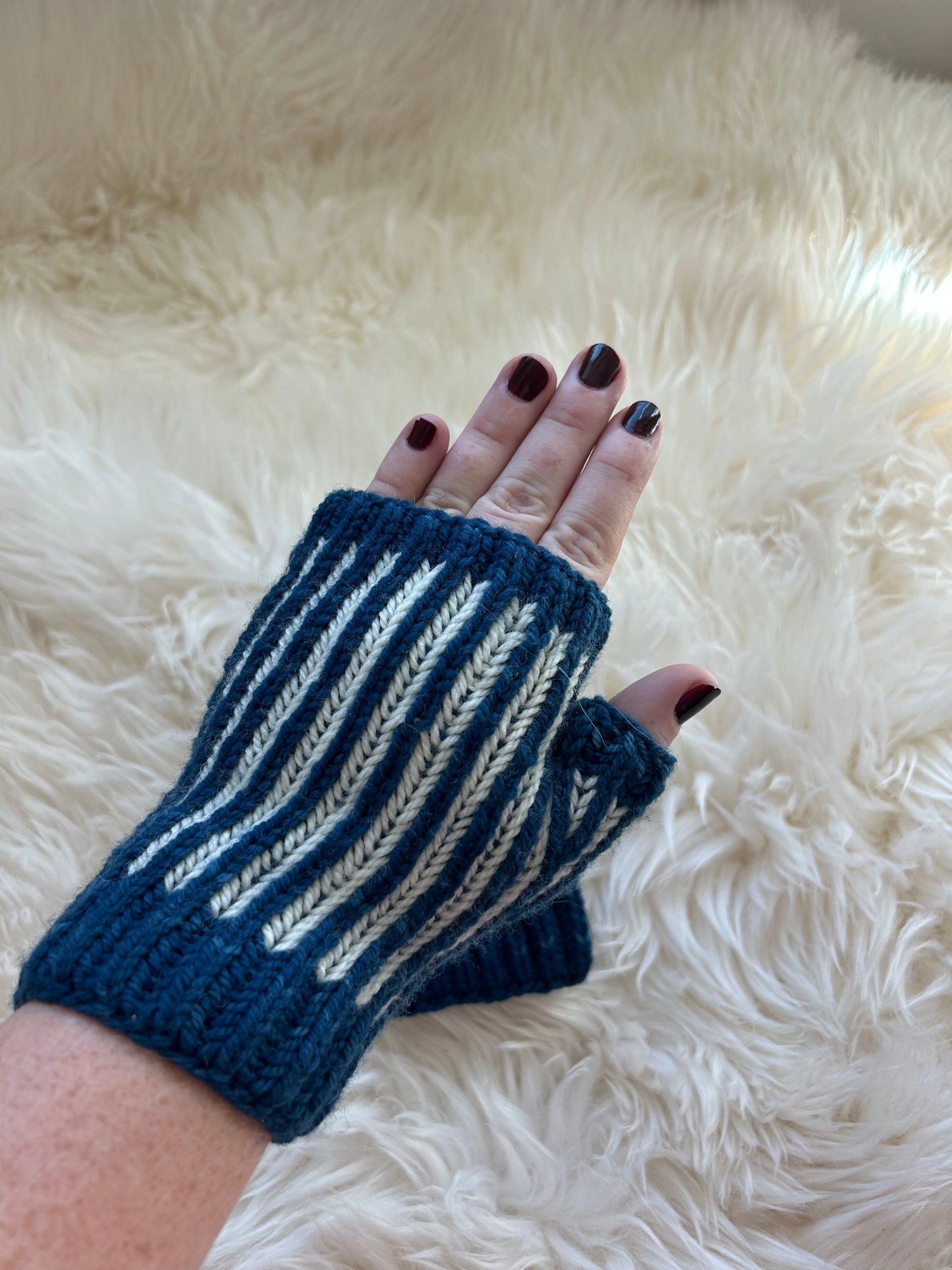 Classic Brioche Mitts