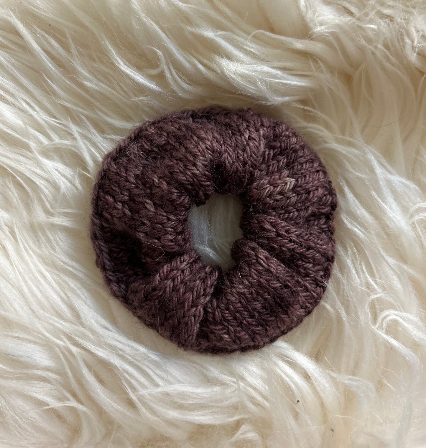 Handknit Scrunchie