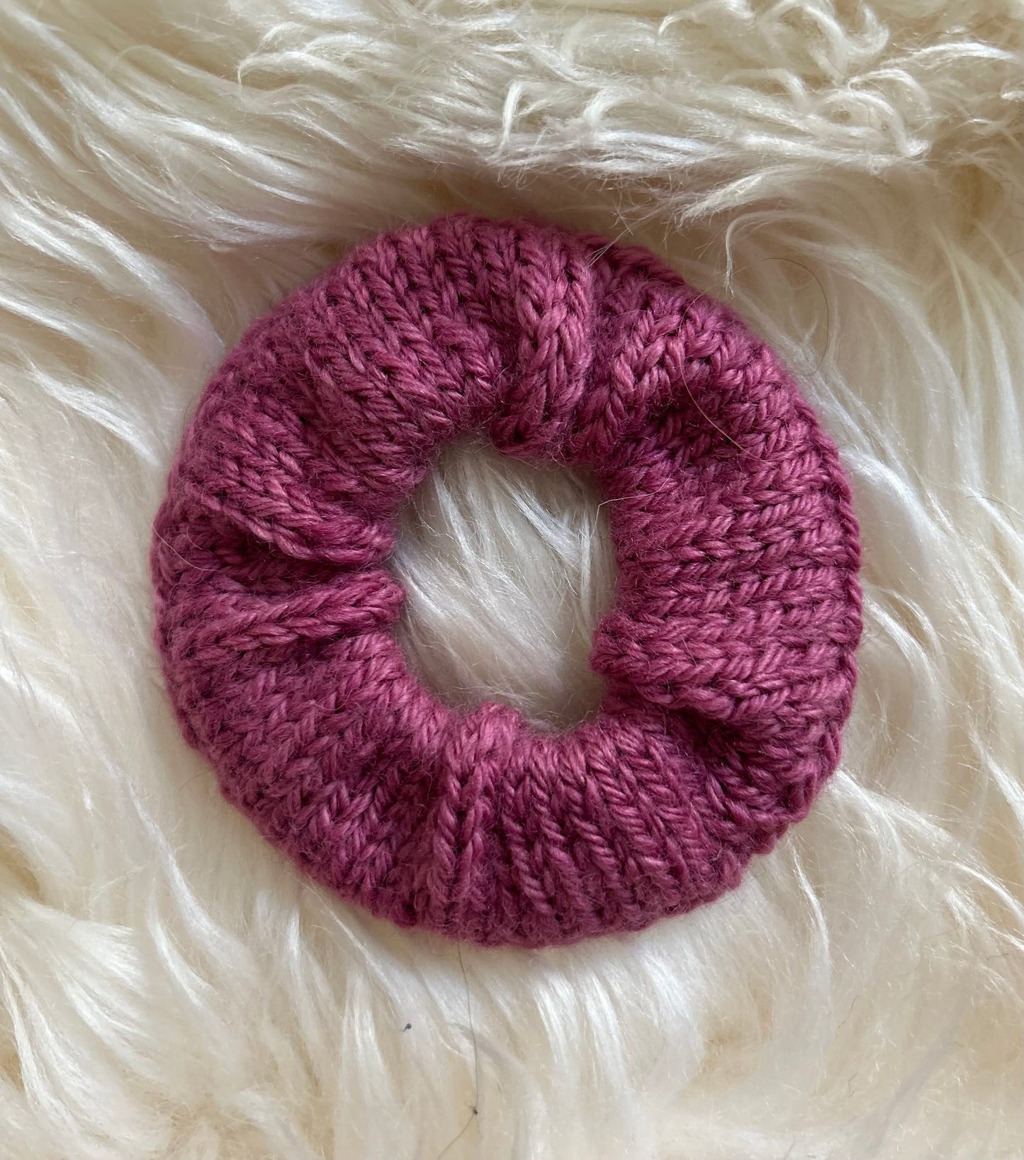 Handknit Scrunchie