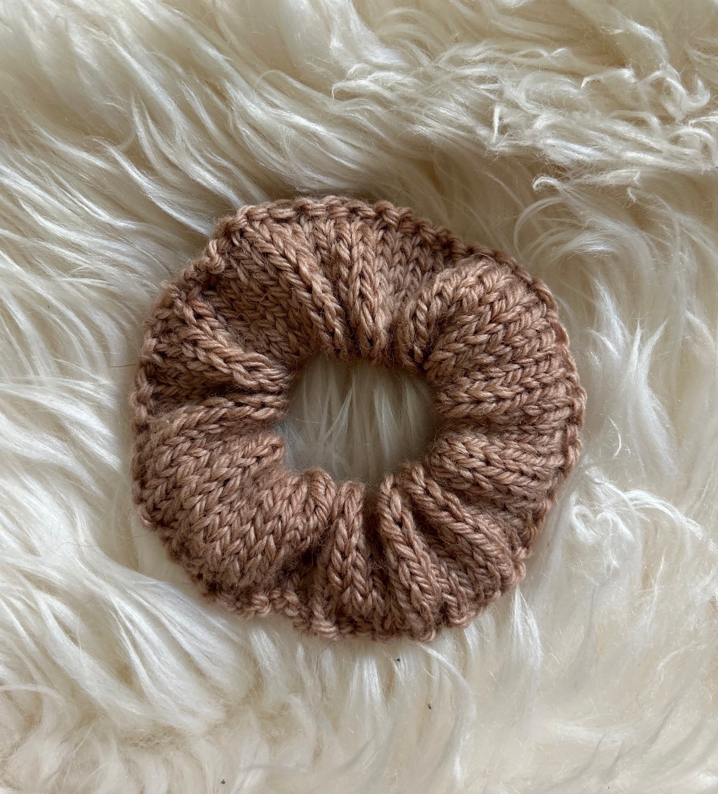 Handknit Scrunchie